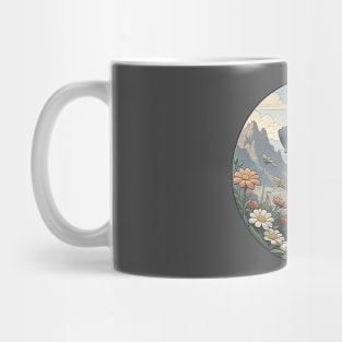 Mini Schnauzer Field Of Flowers Mug